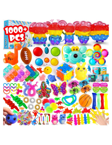 1000 Piezas Juguetes Antiestrés DKZ para Niños y Adultos