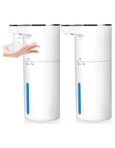 Dispensador de Jabón Espumoso Automático VZZNN 400ml Blanco 2 Paquete