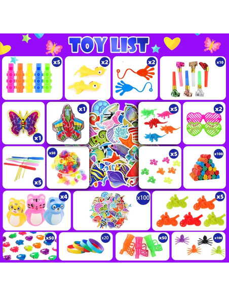 1000 Piezas Juguetes Antiestrés DKZ para Niños y Adultos