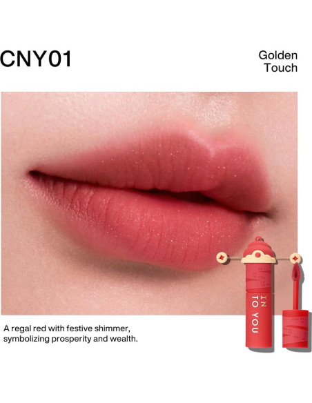 Barra de Labios Mate INTO YOU CNY01 Rojo Regal 32g