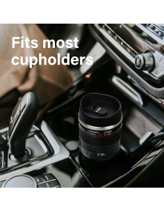 Taza de Café AMZHUB en Forma de Lente de Cámara 400 ml 2