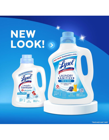 Aditivo Desinfectante para Ropa Lysol Libre y Claro 2.81 kg