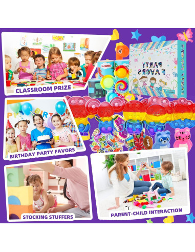 1000 Piezas Juguetes Antiestrés DKZ para Niños y Adultos