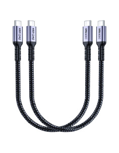 Cable USB C a USB C 240W SUMPK 1 pie 40Gbps 8K 2 paquetes