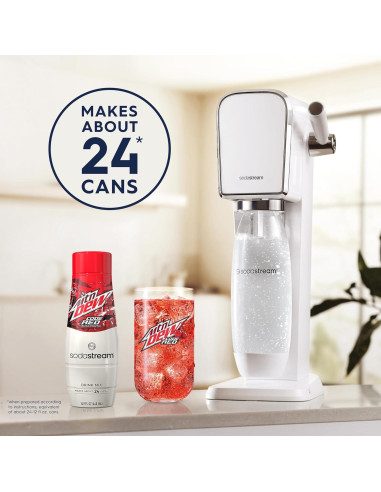 Mezcla de Bebida SodaStream Mtn Dew Code Red 440ml - Paquete de 4