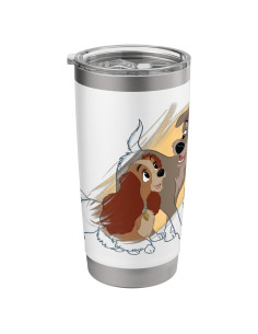 Vaso Aislado de Acero Inoxidable Disney Lady y el Vagabundo 591 ml