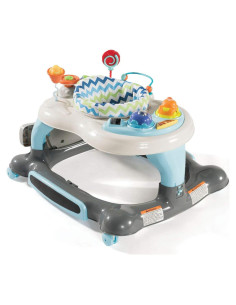 Andador 3 en 1 Storkcraft Azul/Gris con Tabla de Salto y Bandeja