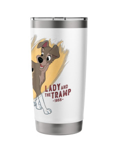Vaso Aislado de Acero Inoxidable Disney Lady y el Vagabundo 591 ml 2