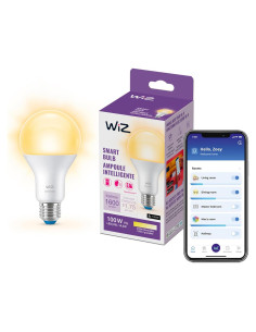 Bombilla LED Inteligente WiZ 100W (14.5W) E26 Blanco Suave