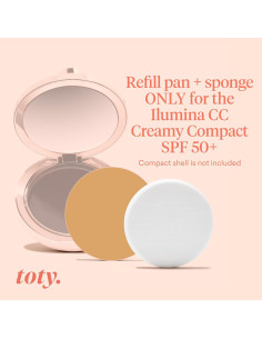 Toty CC Creamy Compact SPF 50+ - Protector Solar Facial 39.69g 2