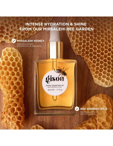 Aceite para el Cabello Gisou 20ml con Miel y Aceites Botánicos Aceite para el Cabello Gisou 20ml con Miel y Aceites Botánicos