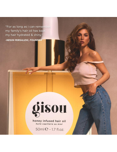 Aceite para el Cabello Gisou 20ml con Miel y Aceites Botánicos