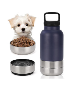 Botella de Agua para Perros Rosvola 32Oz Aislada Azul