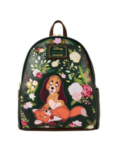 Mochila Mini Loungefly Disney El Zorro y el Sabueso 22.8x26.6cm