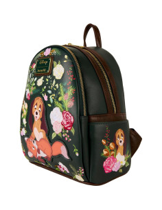 Mochila Mini Loungefly Disney El Zorro y el Sabueso 22.8x26.6cm 2
