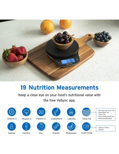 Balanza de Cocina Digital Etekcity ESN90 - Bluetooth, 5000 g 2