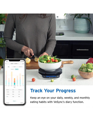 Balanza de Cocina Digital Etekcity ESN90 - Bluetooth, 5000 g