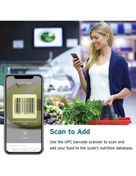 Balanza de Cocina Digital Etekcity ESN90 - Bluetooth, 5000 g