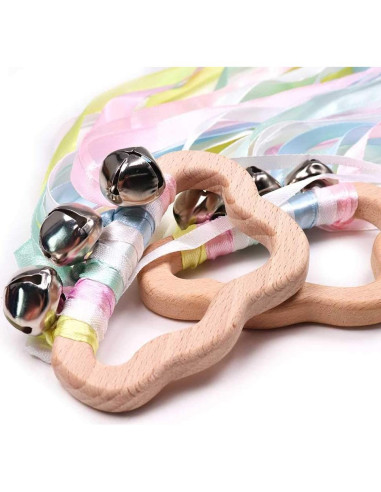 Cometa de Mano Arcoíris DILIMI - Juguete Sensorial Montessori