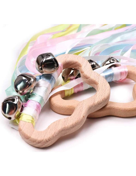 Cometa de Mano Arcoíris DILIMI - Juguete Sensorial Montessori