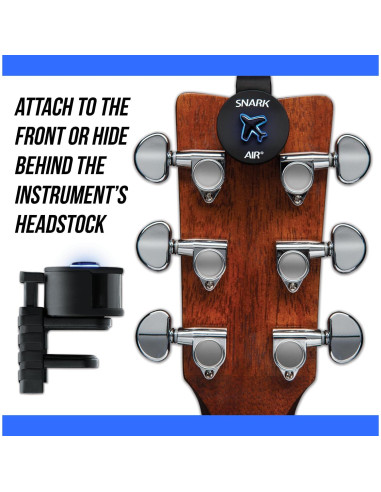 Afinador SNARK AIR-1 Recargable para Guitarra y Bajo