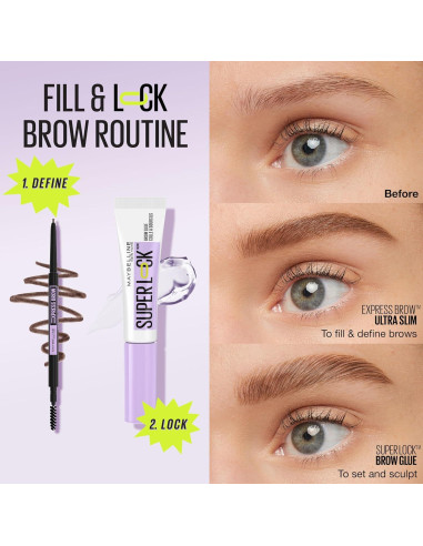 Gel para Cejas Maybelline Super Lock 6.8 ml Transparente