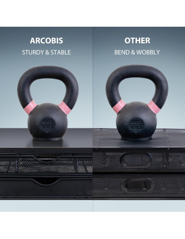 Soporte para Monitor ARCOBIS de Madera y Metal con Cajones