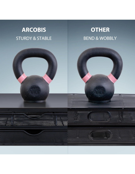 Soporte para Monitor ARCOBIS de Madera y Metal con Cajones