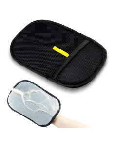 Guante Electroestático para Eliminar Pelo de Mascotas POUPUA - Negro