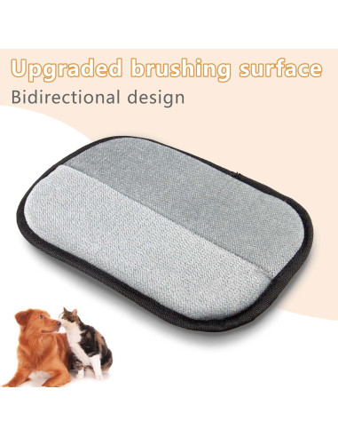 Guante Electroestático para Eliminar Pelo de Mascotas POUPUA - Negro