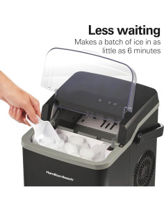 Máquina de Hielo Hamilton Beach 86151, 11.79 Kg/día, 2 Tamaños 2
