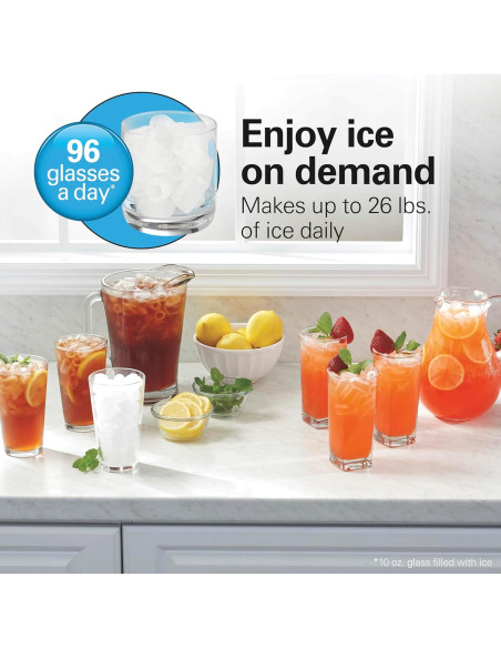Máquina de Hielo Hamilton Beach 86151, 11.79 Kg/día, 2 Tamaños