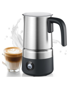 Espumador y Calentador de Leche AMZCHEF 600W 8-en-1 Acero Inoxidable