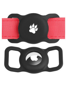 2 Soportes de Collar para Airtag Yiliuoer - Silicona Impermeable