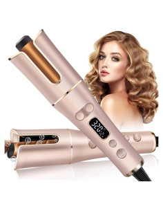 Rizador Automático EIHOO 1" (2.54 cm) Rosa Claro 4 Temperaturas
