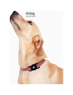 2 Soportes de Collar para Airtag Yiliuoer - Silicona Impermeable 2