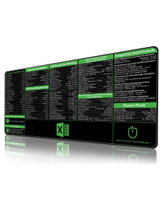 Mousepad de Atajos de Excel ProbTis Pro 90x40 cm Antideslizante