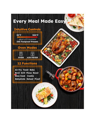 Horno Tostador Inteligente Nuwave Bravo Pro XL 30QT Acero Inoxidable