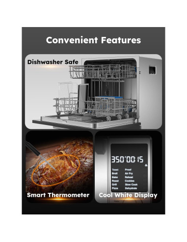 Horno Tostador Inteligente Nuwave Bravo Pro XL 30QT Acero Inoxidable