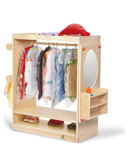 Centro de Vestir Infantil Bolocon con Espejo y Organizador