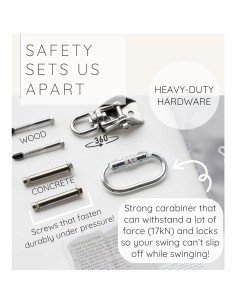 Columpio Sensorial Saint Esen - Terapia Compresión 149.86x139.7cm 2