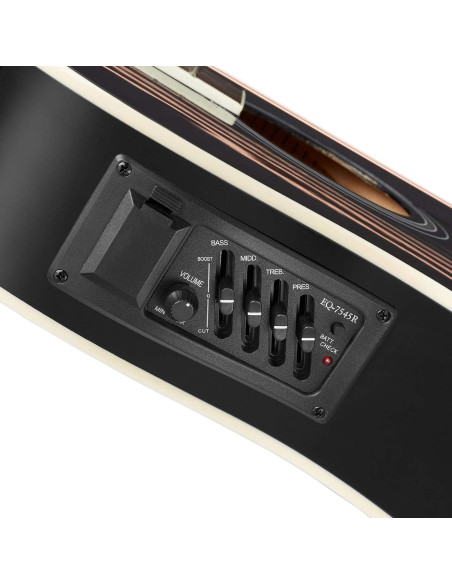 Guitarra Acústica-Eléctrica Ashthorpe 41" Negro con Ecualizador Guitarra Acústica-Eléctrica Ashthorpe 41" Negro con Ecualizador