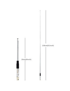 Antena Telescópica HYS 27MHz BNC 23-130cm 2