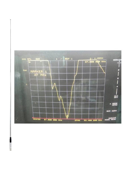 Antena Telescópica HYS 27MHz BNC 23-130cm