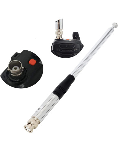 Antena Telescópica HYS 27MHz BNC 23-130cm