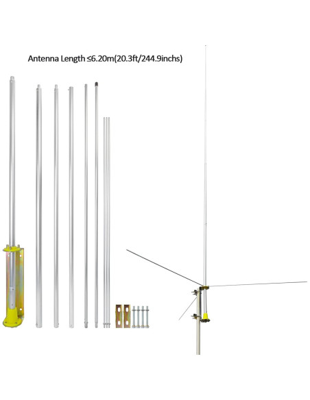 Antena Telescópica HYS 27MHz BNC 23-130cm