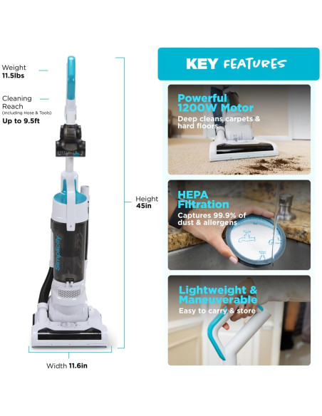 Aspiradora Vertical Simplicidad SVPET para Mascotas 1200W