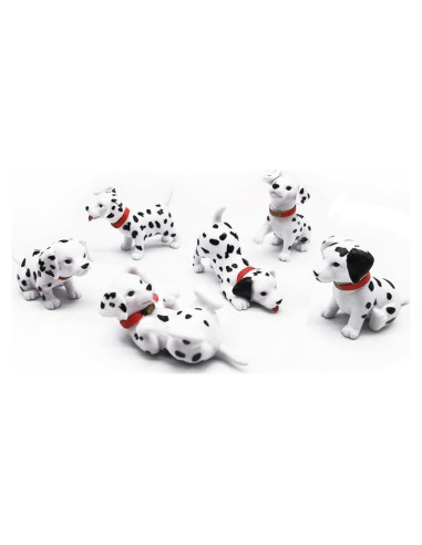 6 Figuras de Perro en Miniatura DOYIFUN para Pasteles y Jardín