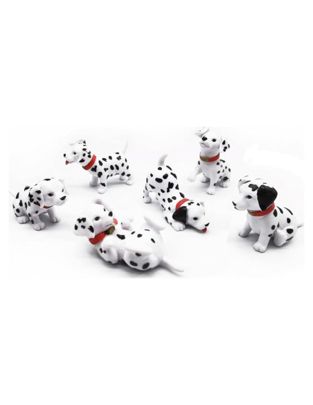 6 Figuras de Perro en Miniatura DOYIFUN para Pasteles y Jardín