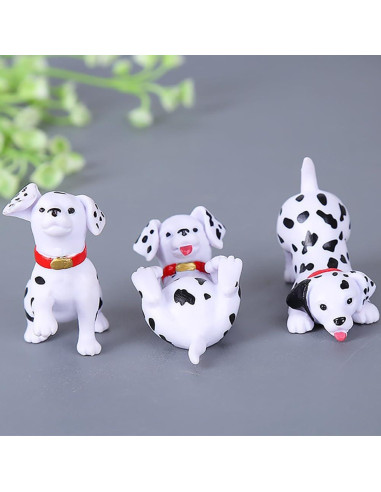 6 Figuras de Perro en Miniatura DOYIFUN para Pasteles y Jardín